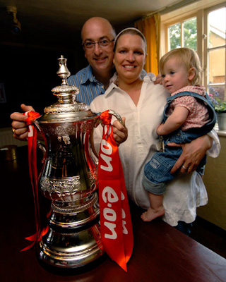 The FA cup comes to North Lopham.